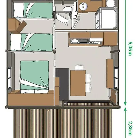 Camping Des Loisirs 3* Évron